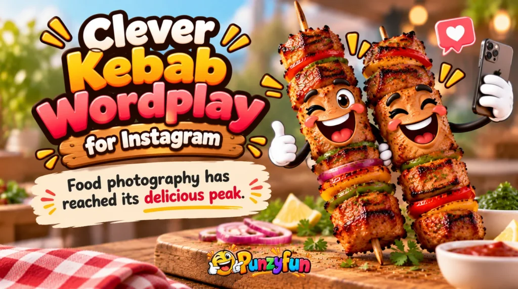Clever Kebab Wordplay for Instagram