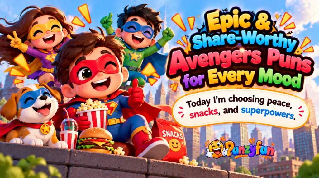 Epic & Share-Worthy Avengers Puns for Every Mood