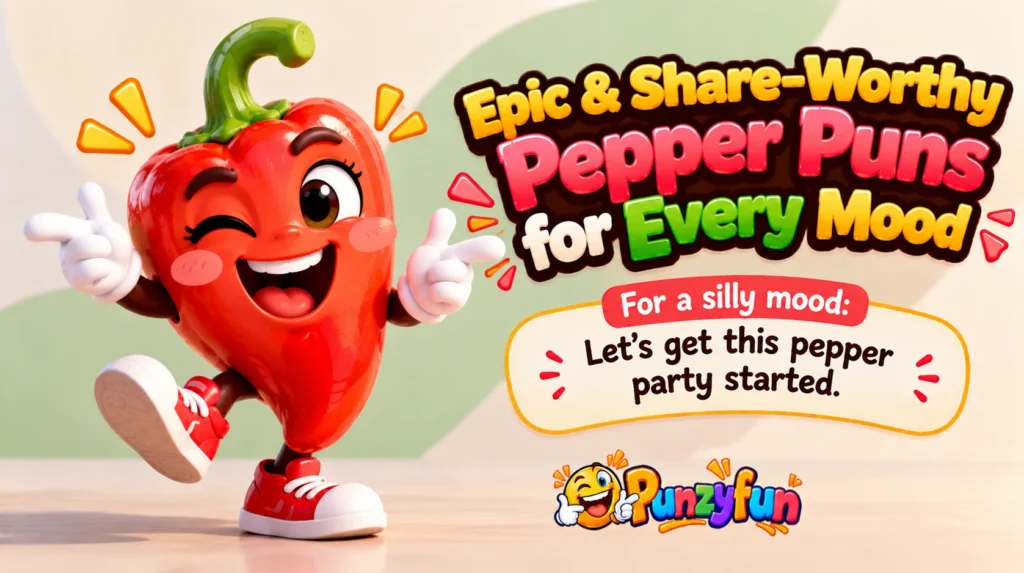 Epic & Share-Worthy Pepper Puns for Every Mood