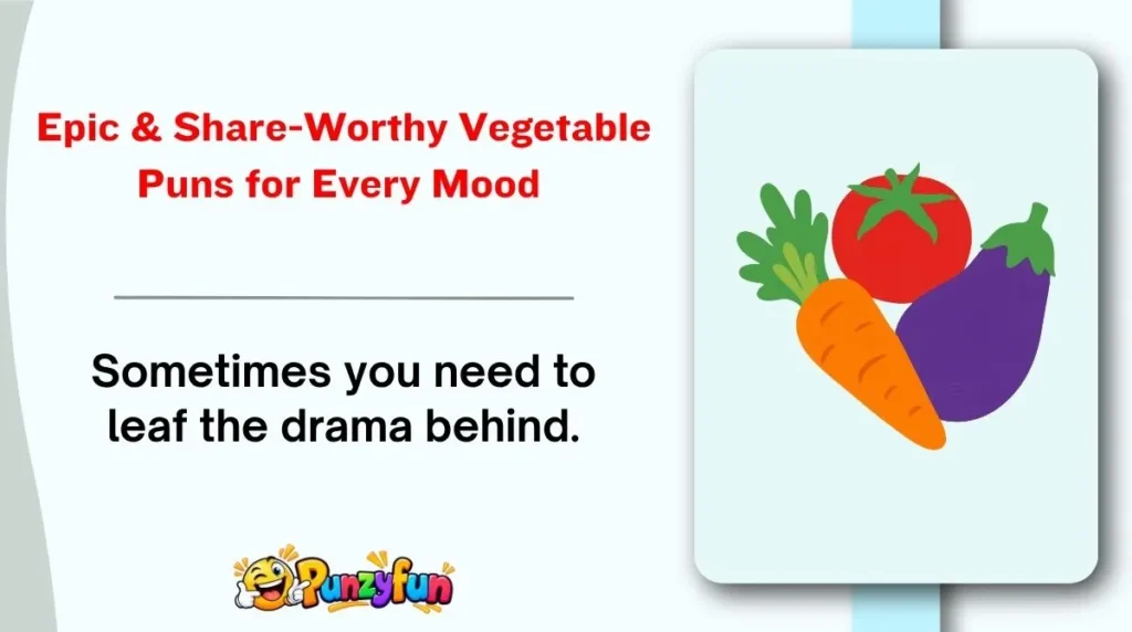 Epic & Share-Worthy Vegetable Puns for Every Mood ๐