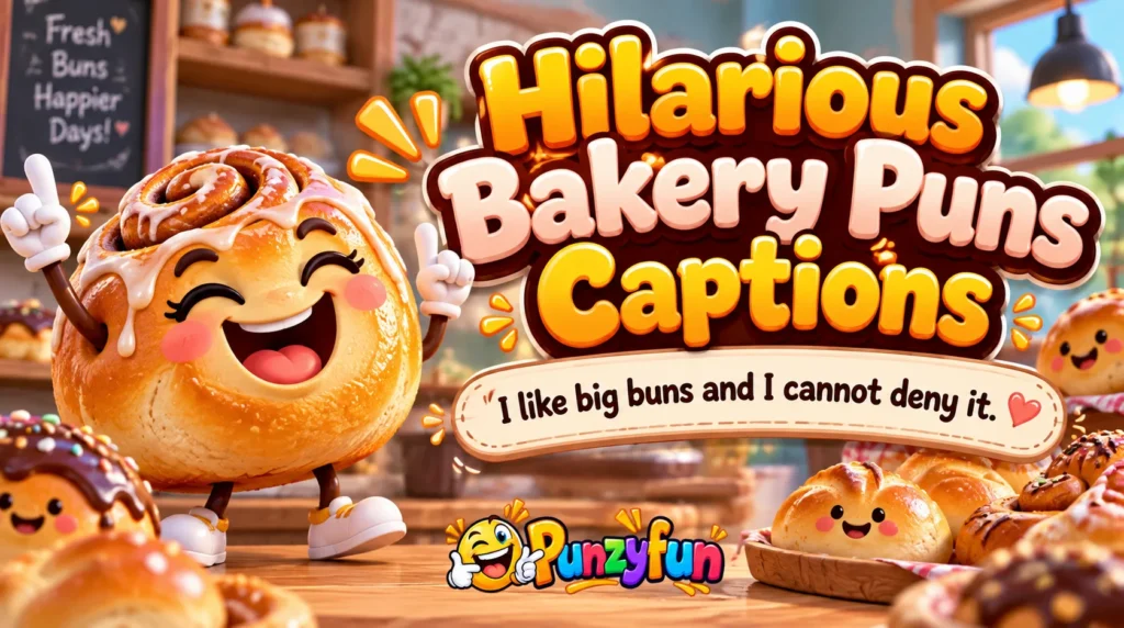 Hilarious Bakery Puns Captions