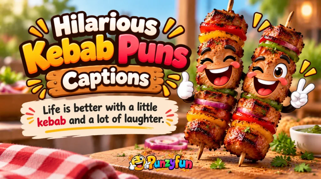 Hilarious Kebab Puns Captions