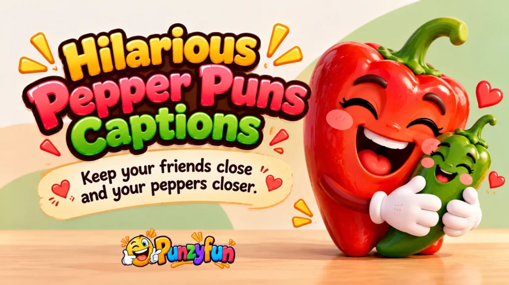 Hilarious Pepper Puns Captions