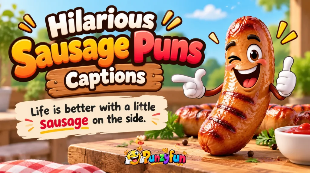 Hilarious Sausage Puns Captions