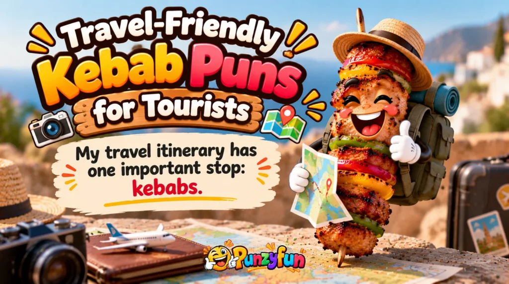 Travel-Friendly Kebab Puns for Tourists