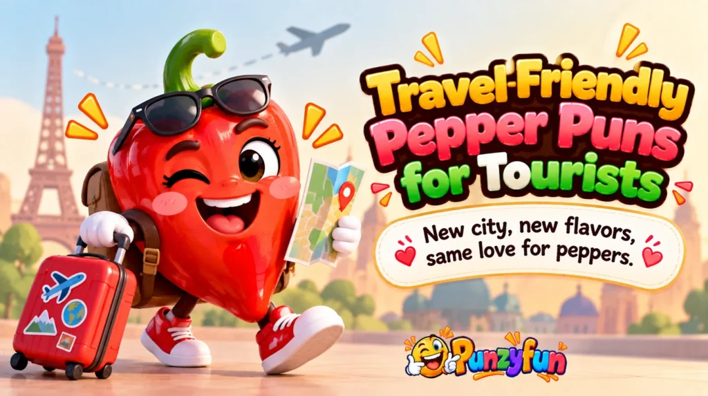 Travel-Friendly Pepper Puns for Tourists